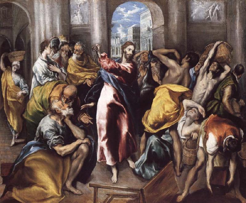 El Greco Christ Driving the Traders from the Temple